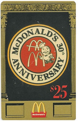 Mcdonald anniversario - 30°,