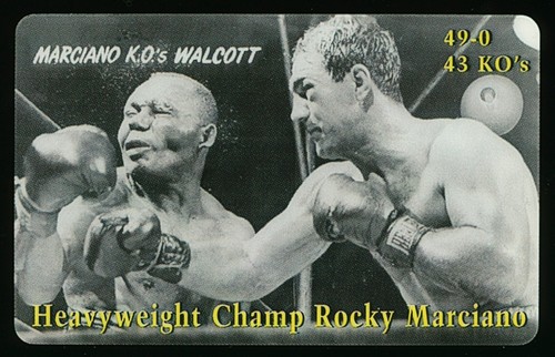 Scheda telefonica boxe rocky - scheda,